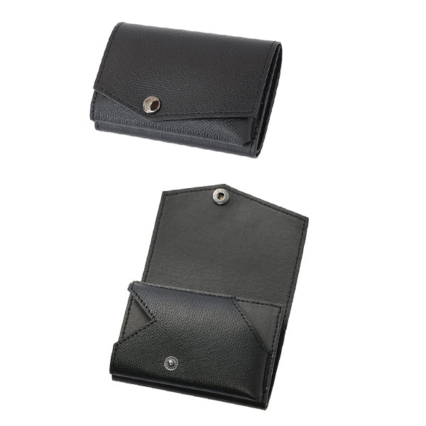 左利き用 小さい財布 abrAsus ブラック