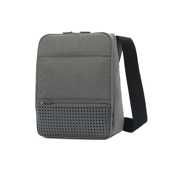 ひらくPCバッグmini グレー