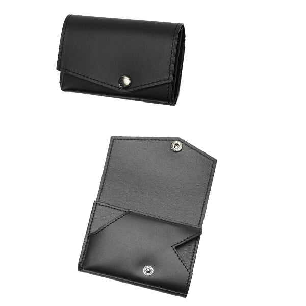 小さい財布 abrAsus ブッテーロ レザー エディション ブラック